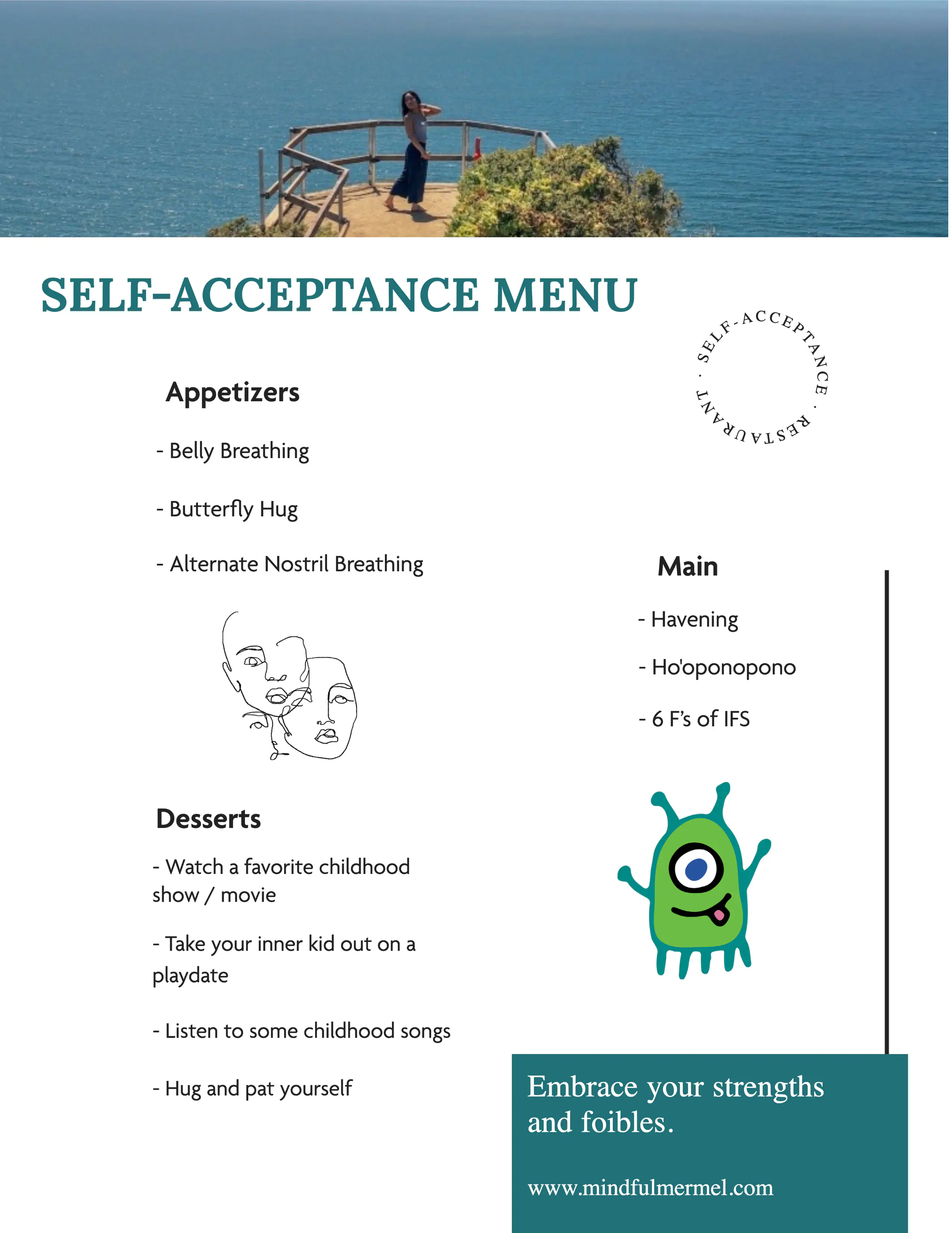 self-acceptance menu